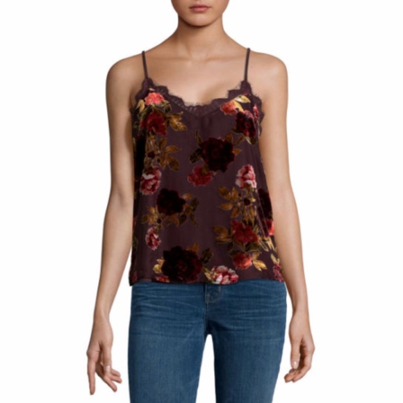 a.n.a Tops - a.n.a. Velvet Trim Cami